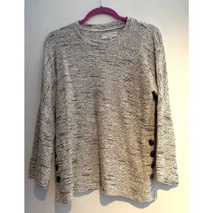 Madewell Texture Knit Long Blouse XS